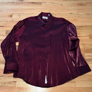 Raffinati Shiny Burgundy Shirt